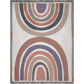 Earth Tones Rainbow Throw